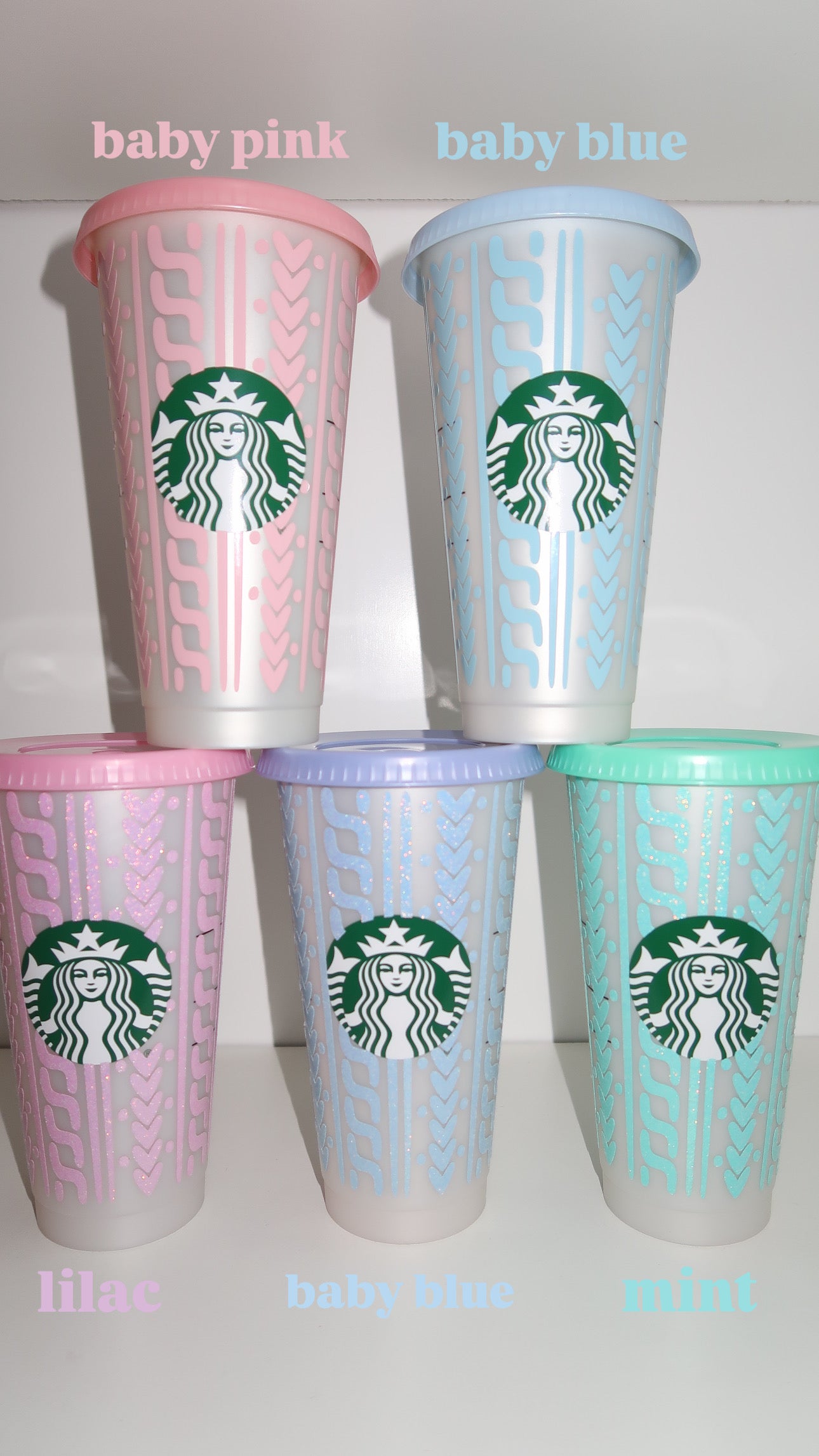 Sweater Weather Starbucks Cold Cup – Mucho Y Más