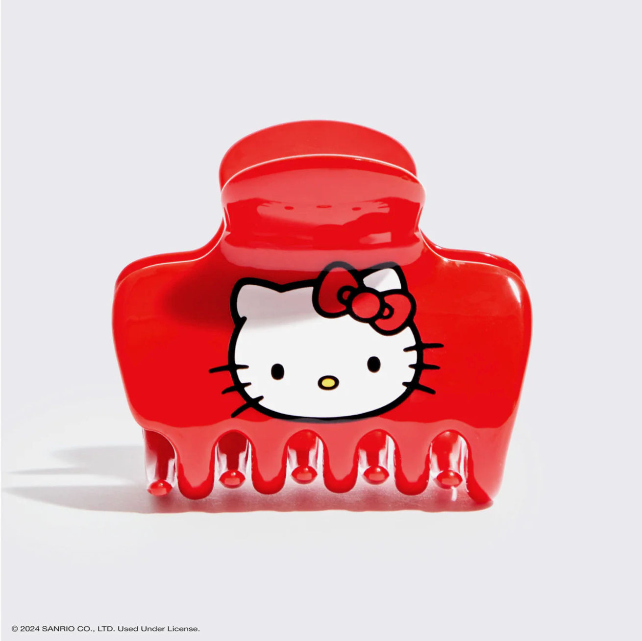 Hello Kitty x Kitsch Recycled Plastic Puffy Claw Clip 1pc - Hello Kitty Face