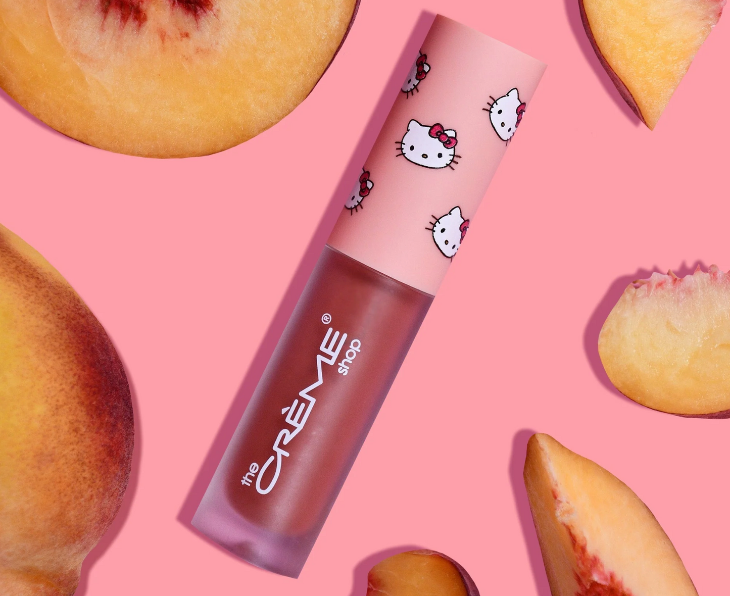 The Crème Shop x Hello Kitty Kawaii Kiss Moisturizing Lip Oil - Peach Flavored