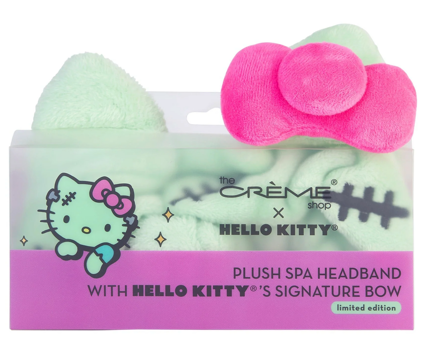 The Crème Shop x Hello Kitty Plush Spa Headband with Hello Kitty’s Signature Bow