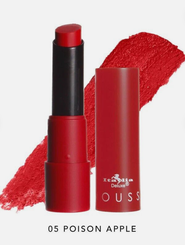Italia Deluxe Top Five 5-PCS Mousse Matte Lipstick Set - Caliente Reds