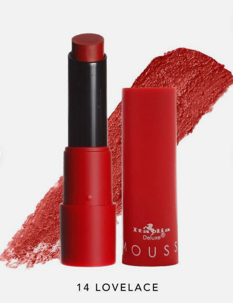 Italia Deluxe Top Five 5-PCS Mousse Matte Lipstick Set - Caliente Reds