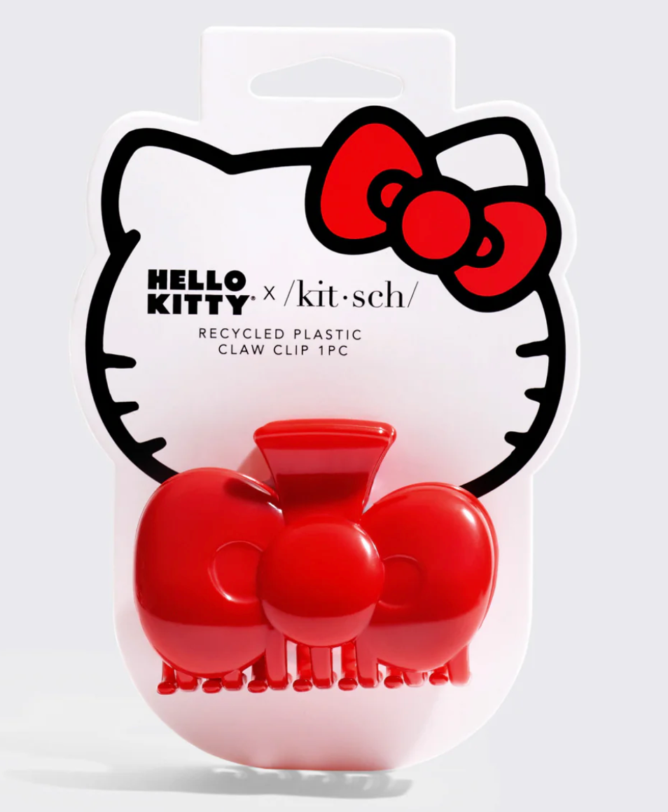 Hello Kitty x Kitsch Recycled Plastic Bow Shape Claw Clip 1pc