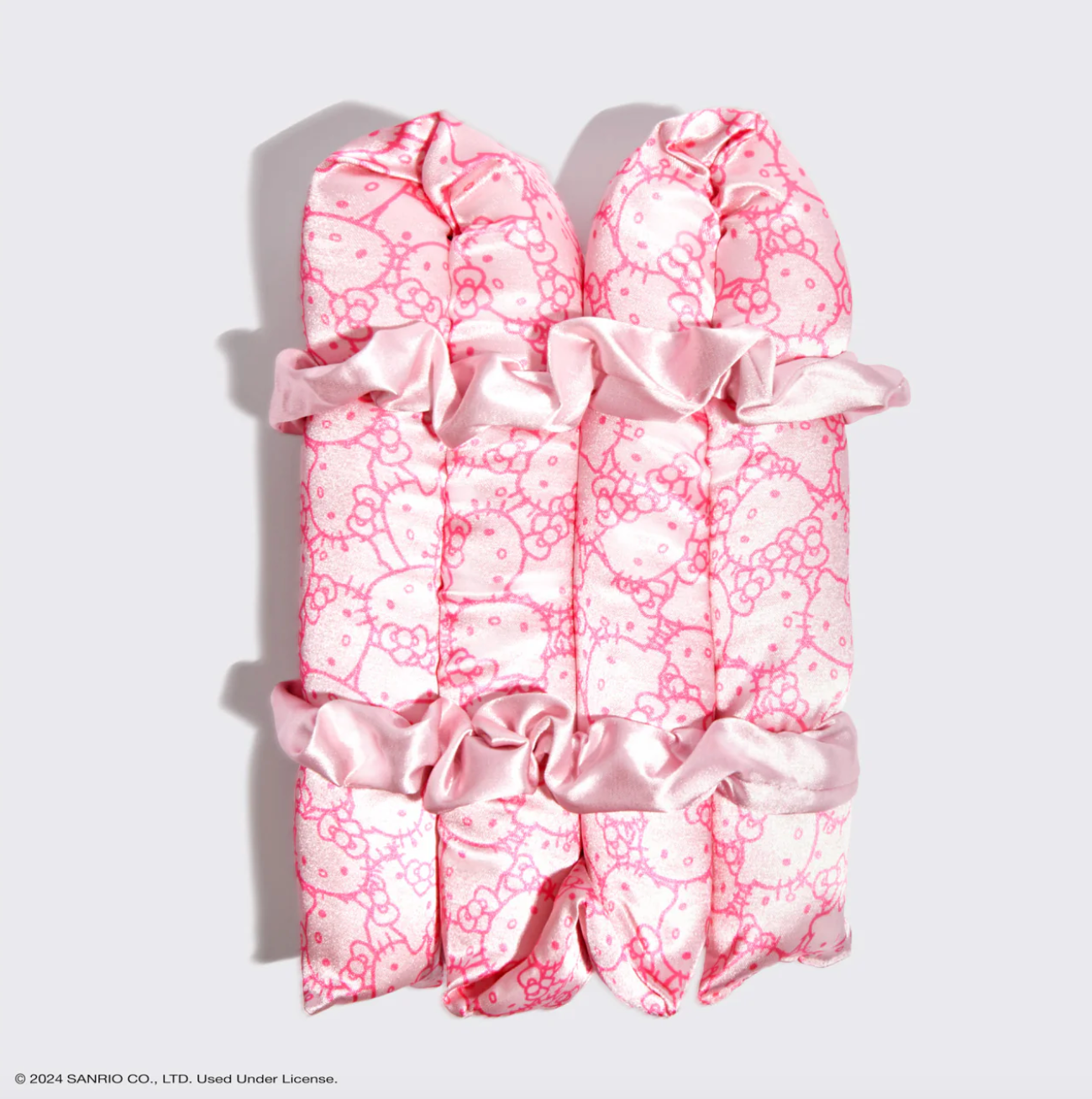 Hello Kitty x Kitsch XL Heatless Curling Set - Pink Hello Kitty Faces