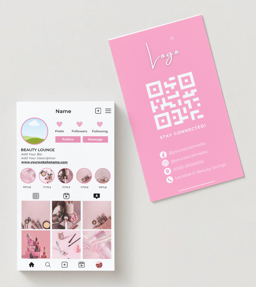 Business Cards - Instagram Style