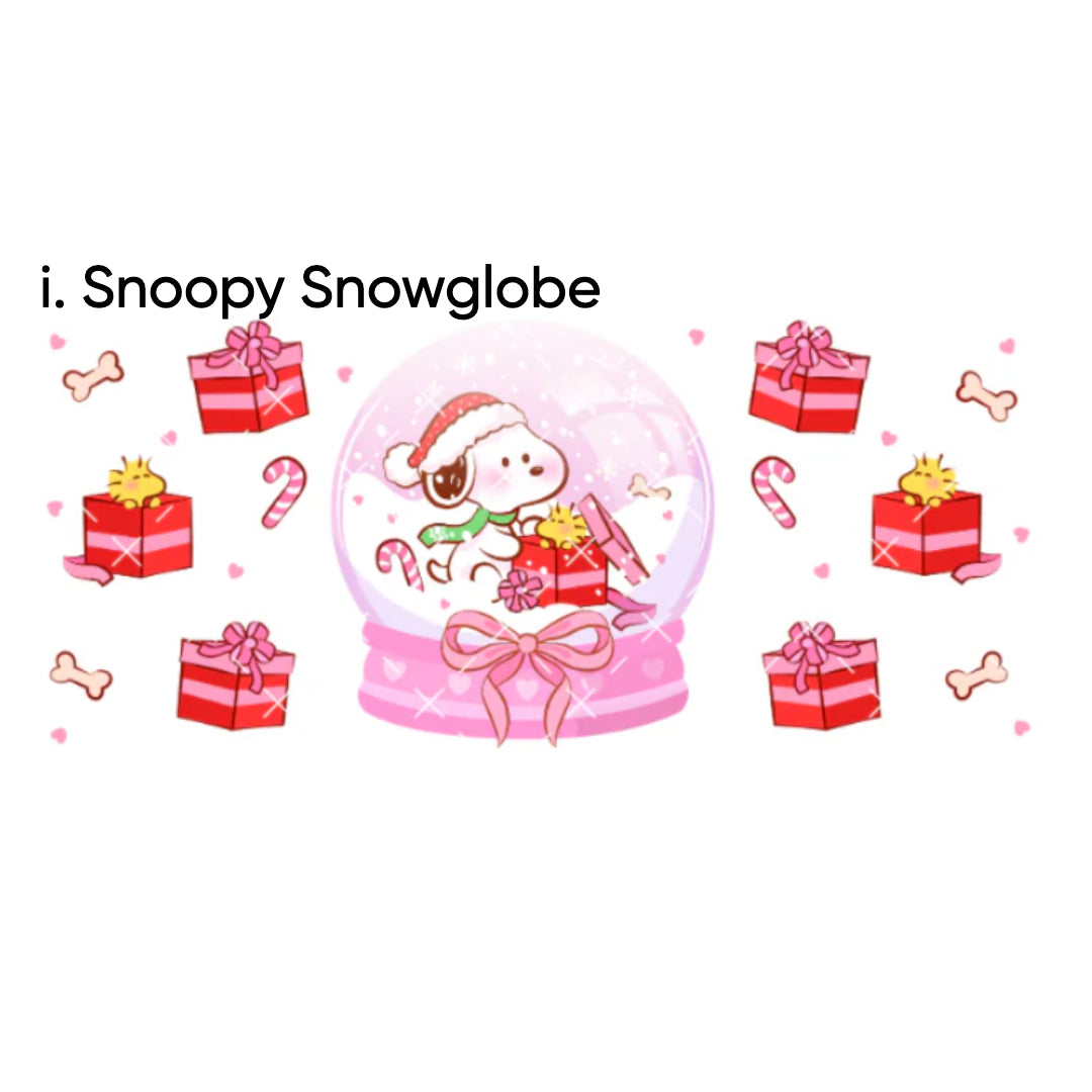 Create your own cup (Plastic 16oz) Christmas Edition