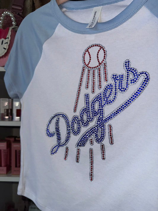 Dodgers Badazzled Baby Tee