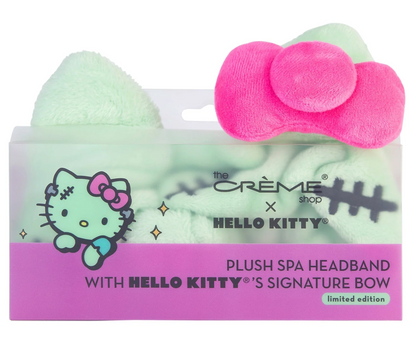 The Crème Shop x Hello Kitty Plush Spa Headband with Hello Kitty’s Signature Bow