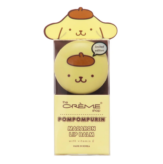 Pompompurin Holiday Macaron Lip Balm - Caramel Pudding