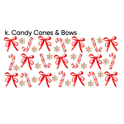 Create your own cup (Plastic 16oz) Christmas Edition